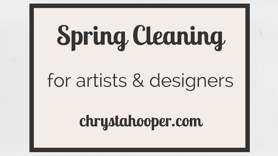 Spring Cleaning for Artists & Designers